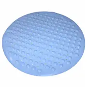 Barelli 65 x 65cm Wispy Blue Round Suction Bath Mat