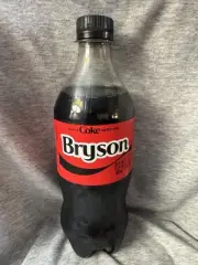 Share a Coke with Bryson 2025 Personalized Gift Coca~Cola Bottle 20oz Zero