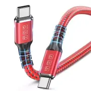 Thunderbolt 4 Cable 3.3FT 240W USB4 Cable Supports 40Gbps High-Speed Data Tra...