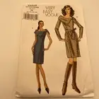 Vogue Patterns V8408 Misses Petite Dress Belt 8 10 12 14 Very Easy Vogue Uncut