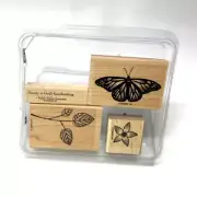 Rubber Stamps, Various Nature, Wood base, New Old Stock