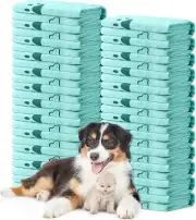 Tatuo 22 Pcs Dog Towels for Drying 20 X 40 Inch Pet Bath Towels Absorbent Microf