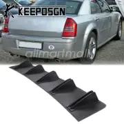 Rear Bumper Diffuser Lip Splitter Spoiler Shark Fins Body for Chrysler 300 200 (for: Chrysler)