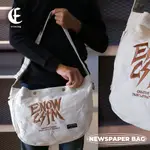 ENOW-NEWSPAPER BAG 商品碎白刺繡元碼