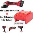 NEW Adapter For Milwaukee 18V Lithium-ion Battery To For OZITO 18V Cordless Tool