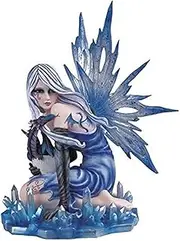 [StealStreet] Ice Fairy with Dragon Hatchling Collectible Figurine Decoration Statue