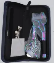 Professional Hair Cutting Shears Set,6 Inch Barber Hair Cutting Scissors Kit,...