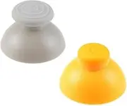 Replacement Analog Sticks for NGC Gamecube Controller (Grey + Yellow)