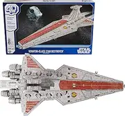 4D Build, Star Wars Deluxe Venator-Class Star Destroyer 3D Model Kit Over 2ft. Wide 288 Pcs | Star Wars Toys | Paper Model Kits for Adults & Teens 12+