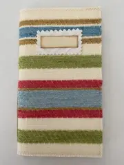 Junk Journal, Handmade Blank Journal, Daily Journal Upholstery Sample Cover, NEW