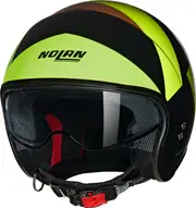 Nolan N21 Tangente 348, open face helmet , color: Black/Light Green/Brown , size: M