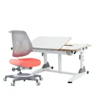 在飛比找PChome24h購物優惠-大將作 G6C+XS 氣壓式兒童成長桌椅組 (EGO網椅)