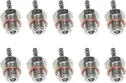 VENEKA 10X N4 Hot Glow Plug Spark for 70117 1/10 1/8 RC Truck Nitro Engine Parts