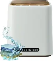 7L Portable Washer Dryer Combo, 2-in-1 Fully Automatic Underwear Dryer with Telescopic Drain Pipe, Four Modes and Stainless Steel Inner Barrel, Deep Cleaning for Underwear, for Baby Clothes