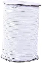 Braided Elastic Cord/Elastic Band/Elastic Rope/Bungee/White Heavy Stretch Knit Elastic Spool