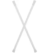 2 Pcs Tension Rods for Closets Curtains Small Windows Pocket Door Guide Spring