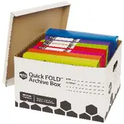 Marbig Quickfold Strong Archive Box 10 Pack