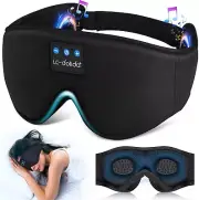 MUSICOZY Sleep Headphones Bluetooth Wireless Sleeping Eye Mask, Office Travel Un