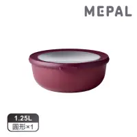 在飛比找momo購物網優惠-【MEPAL】Cirqula 圓形密封保鮮盒1.25L-野莓