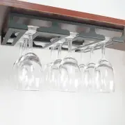 Wine Glass Rack - Under Cabinet Stemware Wine Glass Holder Glasses Storage Ha...