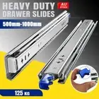 125kg Locking Drawer Slides / Runners 500mm to 1000mm 4wd Trailer Fridge Draw