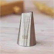 Piping Nozzle Piping Tips Stainless Steel Cake Piping Nozzles #101#102#103#104 Piping Nozzle for Creating Rose Petal Shape Cake Piping Piping Tips