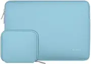MOSISO Laptop Case 13.3 inch, 13-13.3 inch Laptop Sleeve Bag Compatible with MacBook Air/Pro 13 / Pro 14, HP Dell ASUS Lenovo Notebook, Neoprene Computer Sleeve Bag with Small Case, Hot Blue