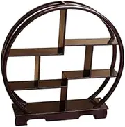 Fonowx Wooden Dessert Display Shelf Wood Cupcake Stand Sturdy Figure Storage Rack Cabinets Rack for Countertop Dessert Table Pastry, Brown