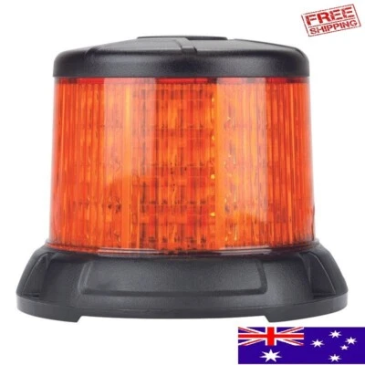 Roadvision LED Beacon Micro Revolver Dual 10-30V Amber Magnetic Mount 33W 10 Fun