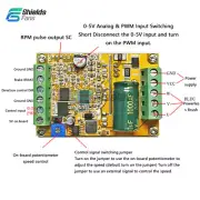 DC5-50V 300W BLDC 3 Phase PWM Hall Motor Controller DC Brushless Driver Board
