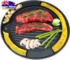 Korean BBQ Egg Grill Pan Induction Nonstick Coating Aluminum Multi-Pan