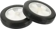 Generic 2pcs Lawn Mower Wheels Durable Garden Caster Replacement Quiet Flexible for Easy Maneuverability Hand Truck Wheel Repair Parts