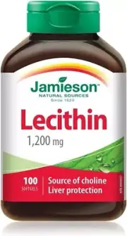 Jamieson Lecithin 1,200mg, 100 softgels