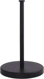 Matte Black Paper Towel Holder Countertop, Kitchen Paper Roll Holder Stand with