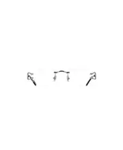 Cartier Rectangle Frame Glasses One size White