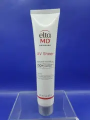 Elta MD Skincare UV Sheer 3oz SPF 50+ Face Body Sunscreen Vitamin C EXP 08/2027