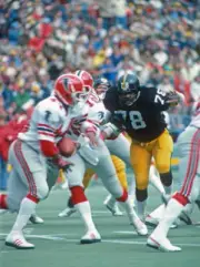 Defensive Lineman Dwight White Of The Pittsburgh Steelers Nfl 1978 OLD PHOTO 2