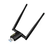 USB WiFi Adapter for PC - 1800Mbps USB 3.0 WiFi 6 Adapter for Desktop PC Lapt...