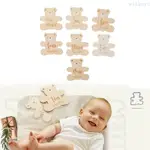 WIT BABY MONTHLY MILESTONES 照片卡雙面熊形卡懷孕公告卡父母紀念品 7 件