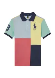 Polo Ralph Lauren Kids Colourblocked Piqué Cotton Polo Shirt (7-10 Years) - Multicoloured - L-14-16 (10 Years) L-14-16 (10 years)
