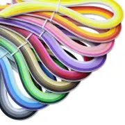 9 Sets Multi-Color Quilling Paper Strips Kits 900 Strips 42 Colors, 3mm Width...