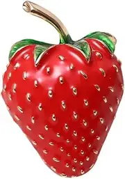 [WOFASHPURET] Strawberry Brooch Pin Corsage for Boys and Girls Dress Accessory Material Safe Chic Easy to Match Outfit