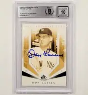 Don Larsen signed 2004 SP Legendary Cuts #26 card autograph BGS BAS 10 auto