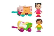 CoComelon Lane Little Vehicle 2-Pack Bundle - Ninas Bunny Buggy and Ceces Kitty Cart - Free-Wheeling Toy Vehicles - Fun, Engaging Toy for Toddlers - More to Collect
