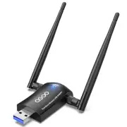 Wireless WiFi Adapter for Desktop PC - AC1300Mbps USB 3.0 Network Dongle with...