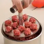 Stainless Steel Manual Meatball Maker Fish Beaf Rice Ball Making Mold DIY L-❤