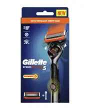 New Gillette Fusion Proglide 5 Power Flexball Razor With Blade