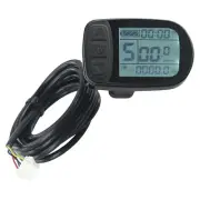 For Electric Bike E-Bike 24V/36V/48V KT-LCD5 LCD Control Panel Display Meter New