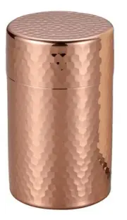 Yamashita Crafts Copper Tea Utensil Pure Copper Tea Caddy (Small) Mirror Specifi