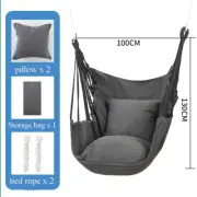 Outdoor Hammock Thicken Chair Hanging Portable Relaxation Canvas Swing Steady Se
